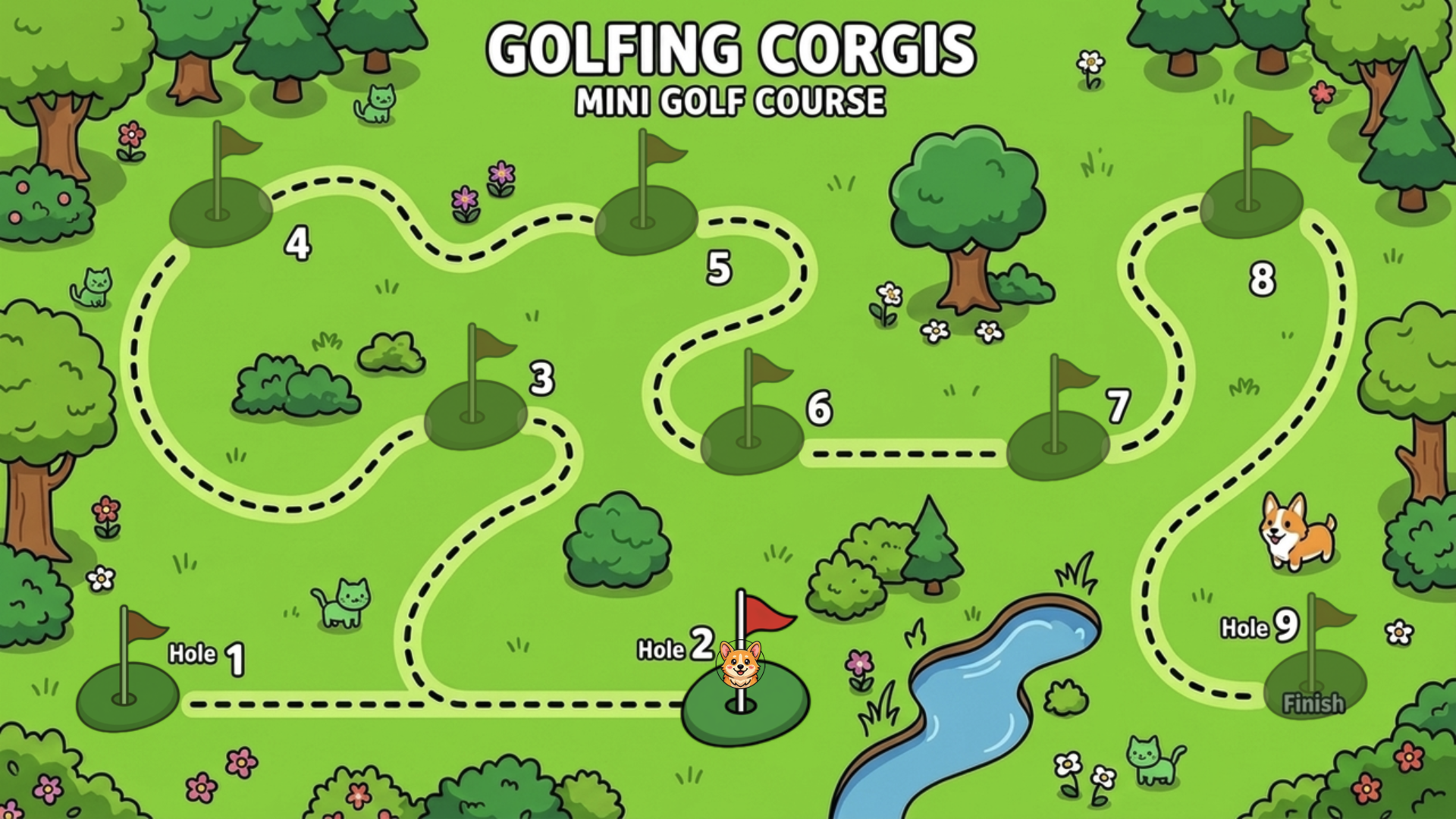 9-Hole Course Map